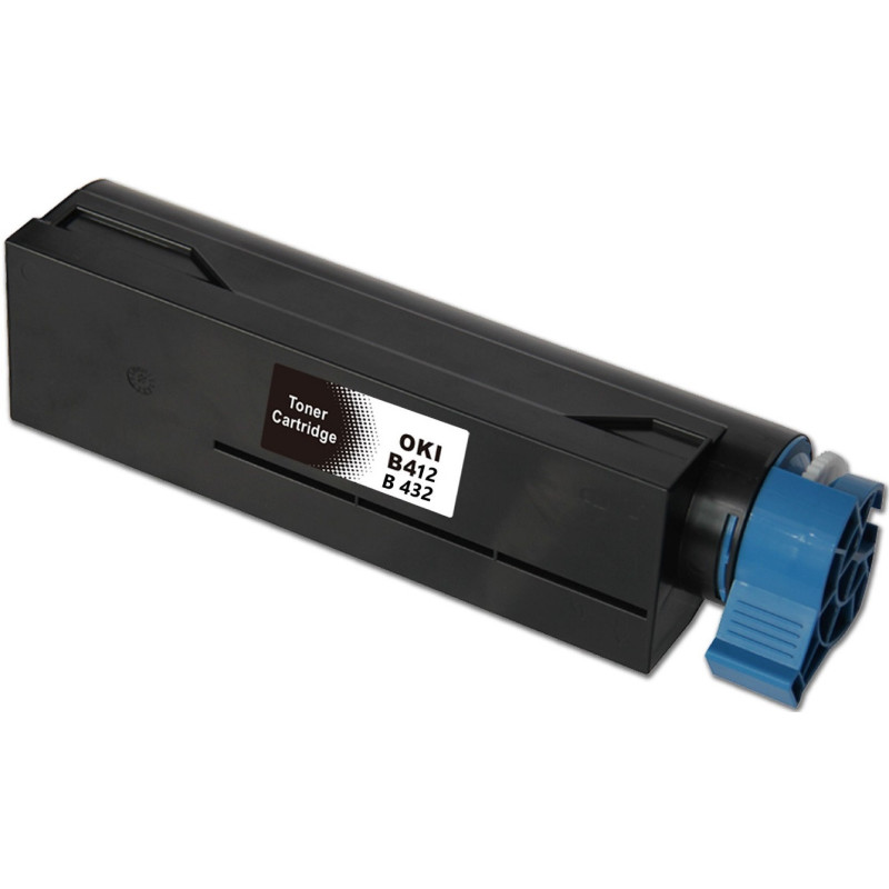 Toner OKI Compatível B412/B432/B512/MB472/MB492/MB562 Preto (3K)