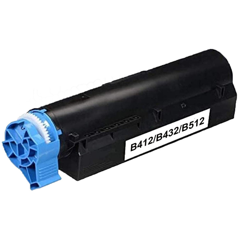 Toner OKI Compatível B412/B432/B512/MB472/MB492/MB562 Preto