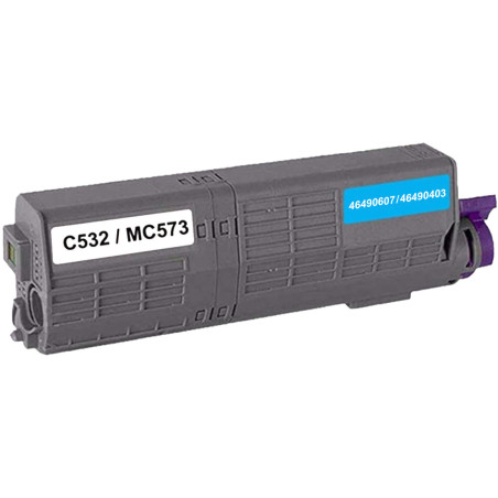 Toner OKI Compatível C532DN/C542DN/MC573DN/MC563DN Azul