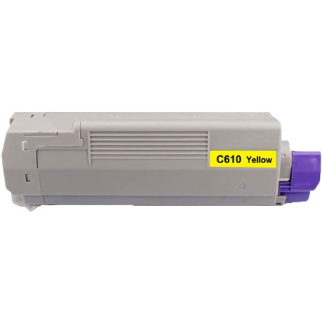 Toner OKI Compatível C610 Amarelo