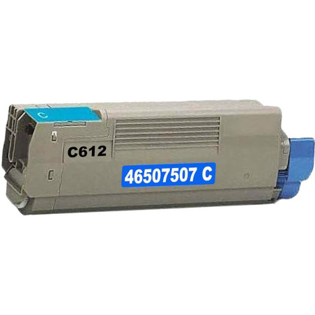 Toner OKI Compatível C612 Azul