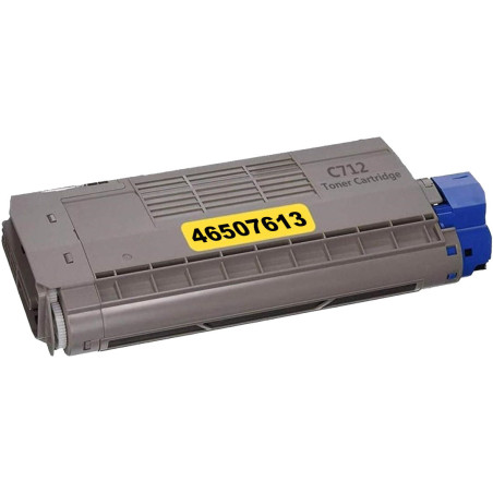 Toner OKI Compatível C712 Amarelo