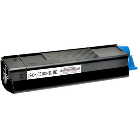 Toner OKI Reciclado C5100/C5200/C5400/C5250/C5450/C3100/C3200 Preto