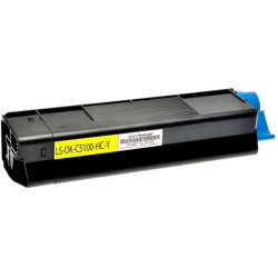 Toner OKI Reciclado C5100/C5200/C5400/C5250/C5450/C3100/C3200 Amarelo