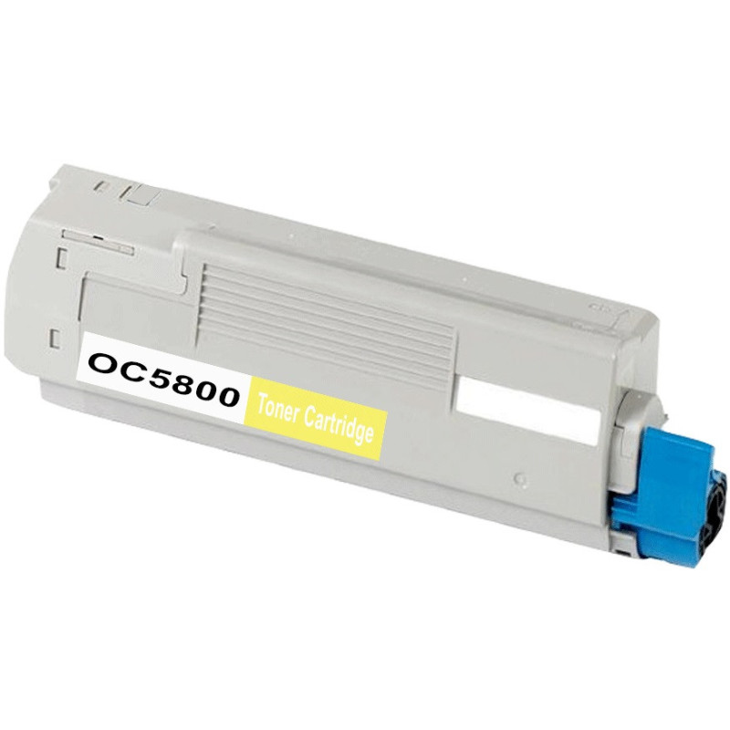 Toner OKI Reciclado C5800/C5900/C5550MFP Amarelo