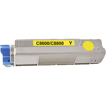 Toner OKI Compatível C8600/C8800 Amarelo