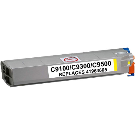 Toner OKI Compatível C9100/C9300/C9500 Amarelo