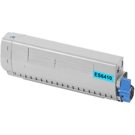Toner OKI Compatível Executive ES6410 Azul