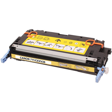 Toner Canon Compativel 711/CEXV26 Amarelo (Q7582A)