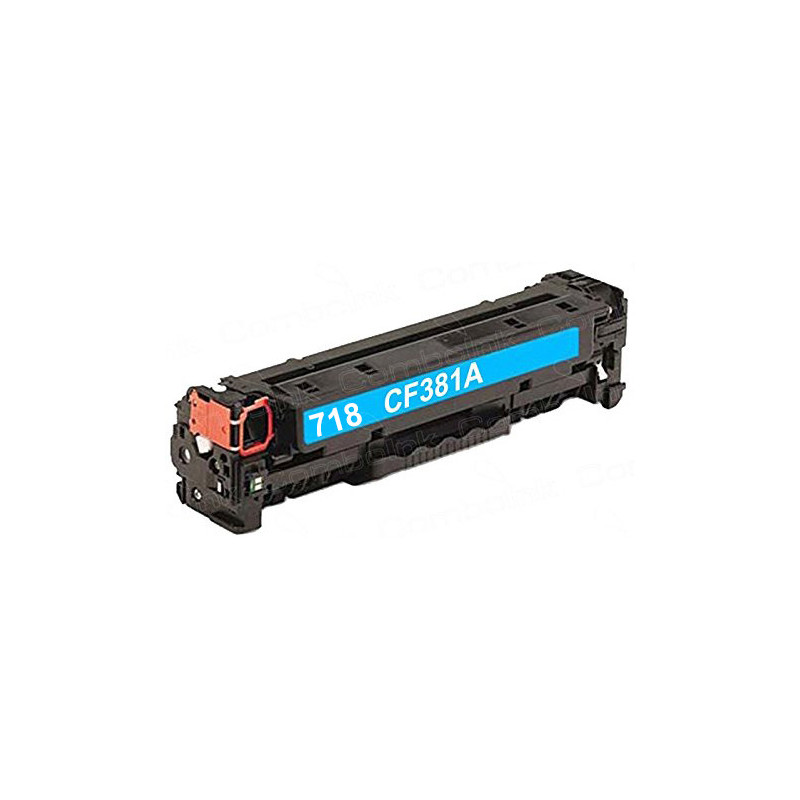 Toner Canon Compatível 718 Azul (CF381A)