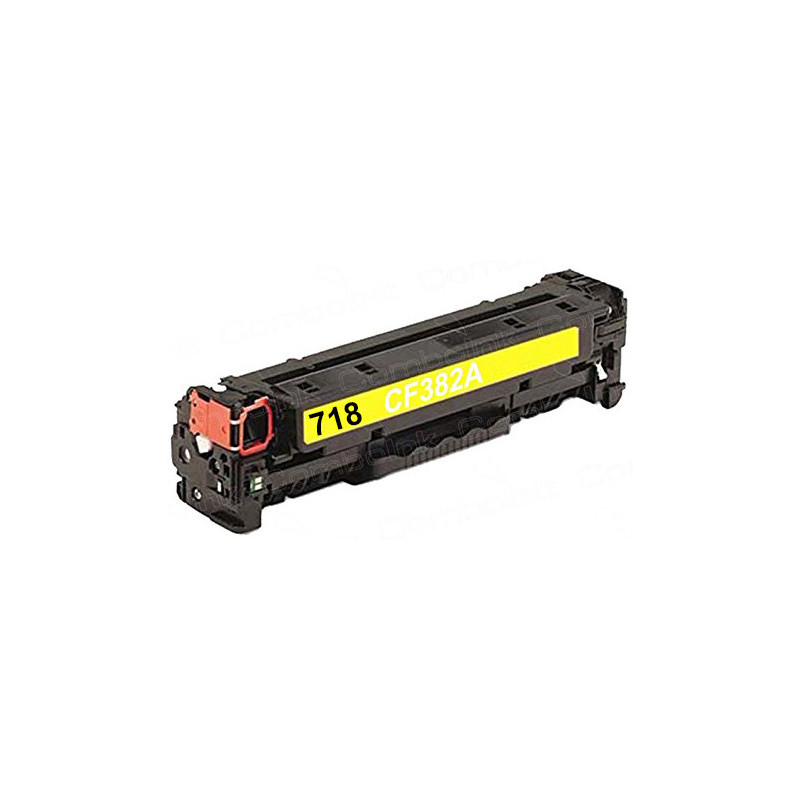 Toner Canon Compatível 718 Amarelo (CF382A)