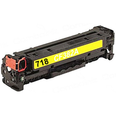 Toner Canon Compatível 718 Amarelo (CF382A)
