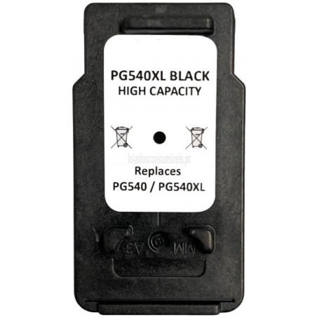 Tinteiro Canon Reciclado PG540XL Preto