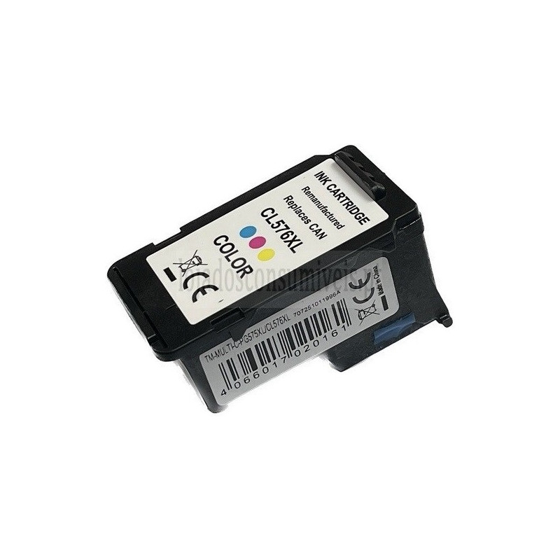 Tinteiro Canon Reciclado CL576XL Tricolor