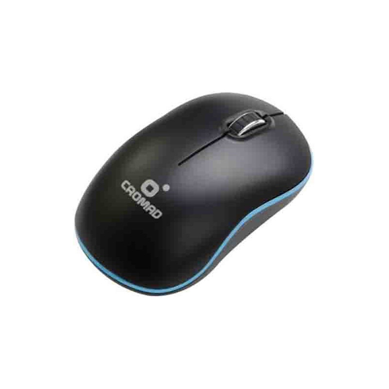 Rato S/ Fios USB Cromad X52 Preto/Azul