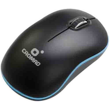 Rato S/ Fios USB Cromad X52 Preto/Azul
