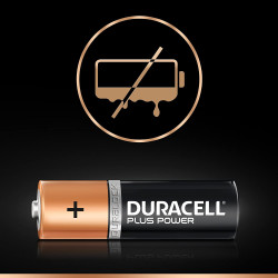 Pilhas Alcalinas Duracell LR06 (AA) 1.5V Plus Power - Pack 4