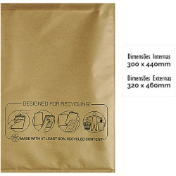 Envelope Almofadado com Bolhas Bankers Box Nº 19 - Pack 10 unid.