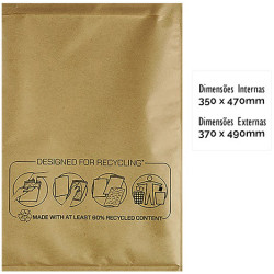 Envelope Almofadado com Bolhas Fellowes Bankers Box Nº 20 - Pack 10 unid.