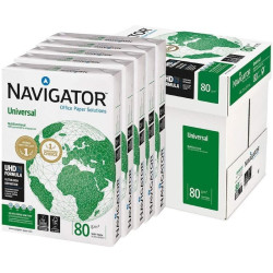 Papel Navigator A4 80g/m² (500 folhas) - (Caixade 5 unidades)