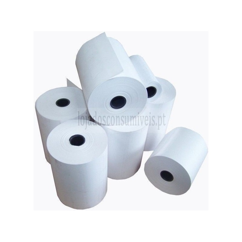 Rolos de Papel Térmico  80x60 - Pack 10