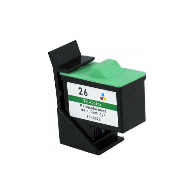 Tinteiro Lexmark Reciclado 26/27 (10N0026E/10NX227E) Tricolor