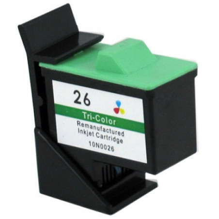Tinteiro Lexmark Reciclado 26/27 (10N0026E/10NX227E) Tricolor