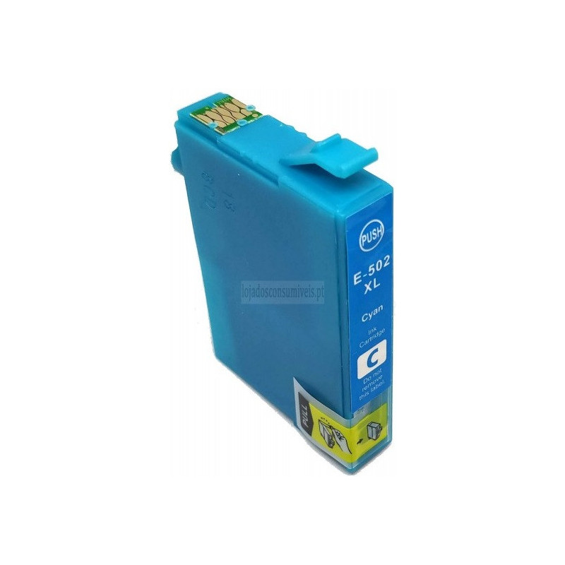 Tinteiro Epson Compatível 502XL (T02W2/T02V2) Azul
