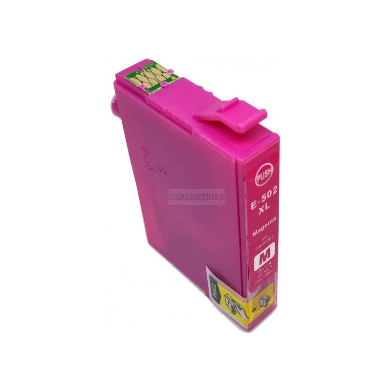 Tinteiro Epson Compatível 502XL (T02W3/T02V3) Magenta