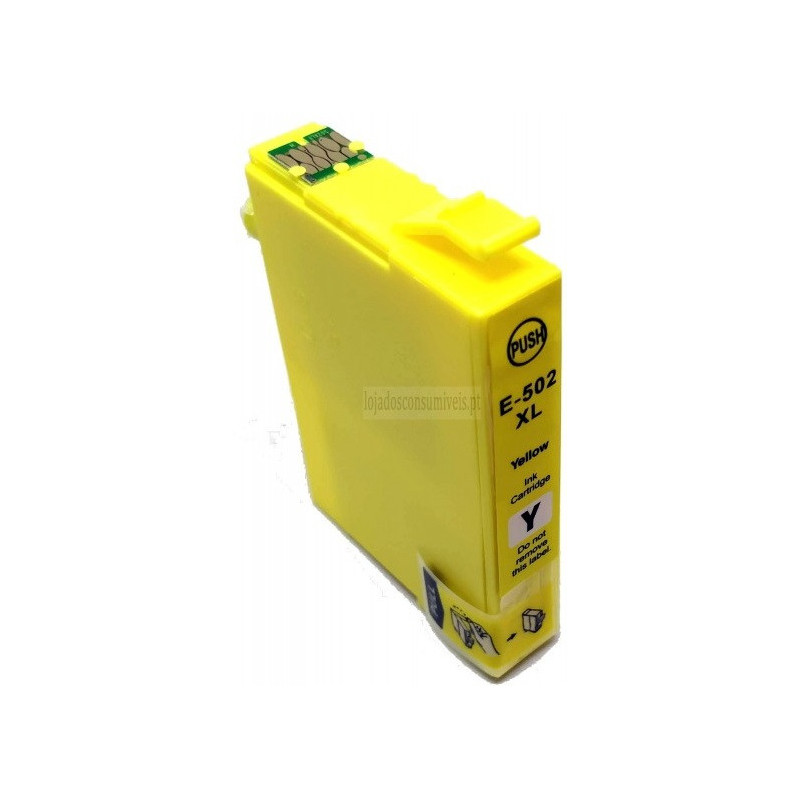 Tinteiro Epson Compatível 502XL (T02W4/T02V4) Amarelo