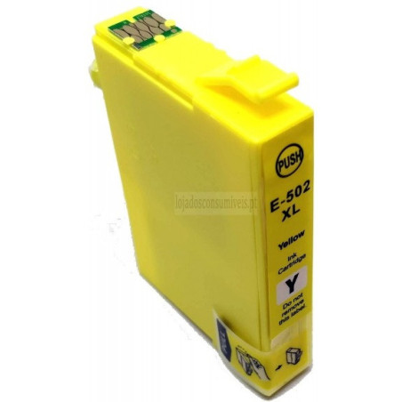 Tinteiro Epson Compatível 502XL (T02W4/T02V4) Amarelo