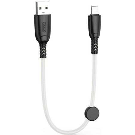Cabo Lightning a USB-A XO NB247  – Carregamento Rápido – 6A – Branco