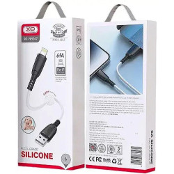 Cabo Lightning a USB-A XO NB247  – Carregamento Rápido – 6A – Branco
