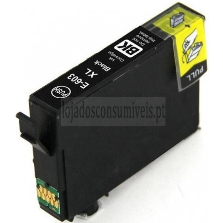 Tinteiro Epson Compatível 603XL (T03A1/T03U1) Preto