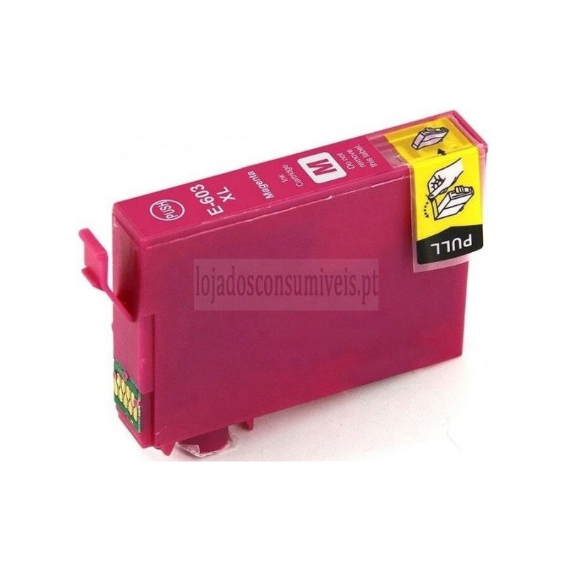 Tinteiro Epson Compatível 603XL (T03A3/T03U3) Magenta