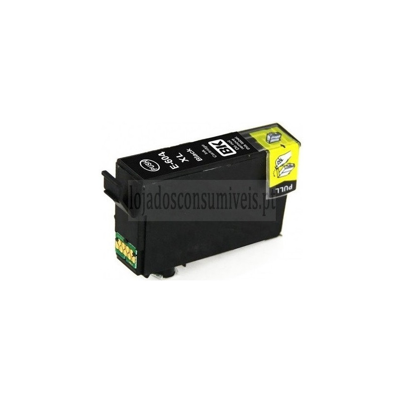 Tinteiro Epson Compatível 604XL (T10H1/T10G1) Preto