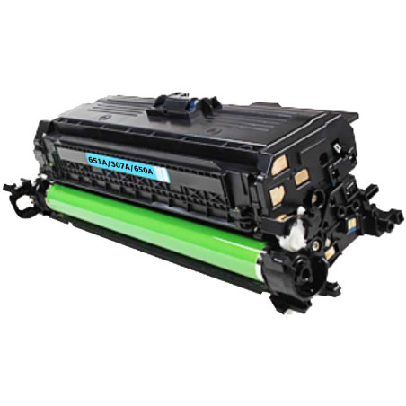 Toner HP Compatível Nº651A/307A/650A (CE341A/CE741A/CE271A) Azul