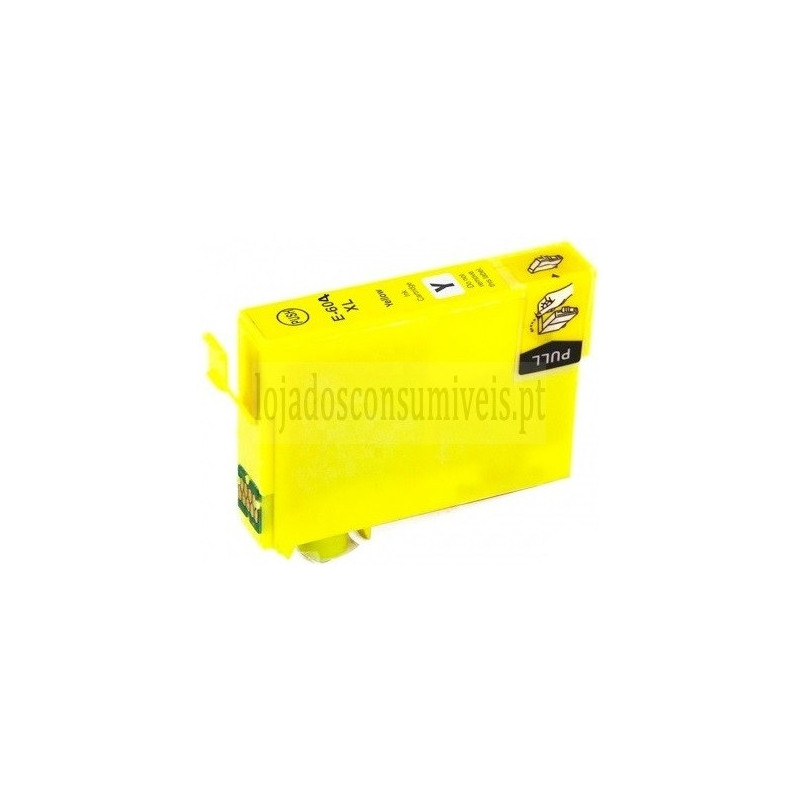 Tinteiro Epson Compatível 604XL (T10H4/T10G4) Amarelo