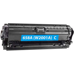 Toner HP Compatível Nº658X/658A (W2001X/W2001A) Azul