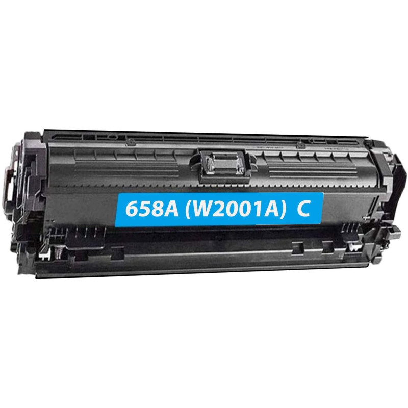 Toner HP Compatível Nº658X/658A (W2001X/W2001A) Azul
