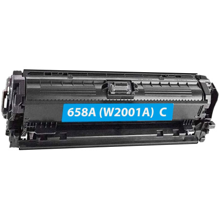Toner HP Compatível Nº658X/658A (W2001X/W2001A) Azul