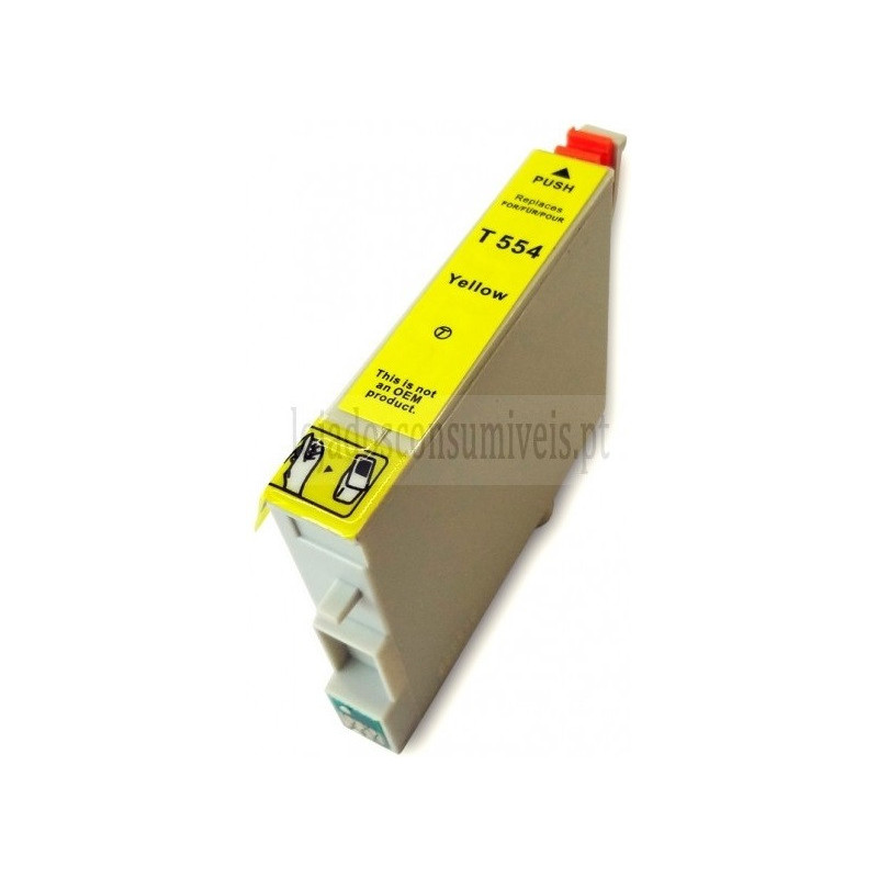 Tinteiro Epson Compatível T0554 Amarelo
