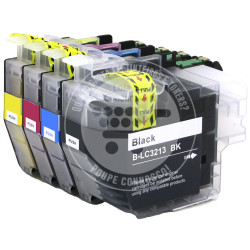 Conjunto 4 Tinteiros Brother Compatíveis LC3213/LC3211