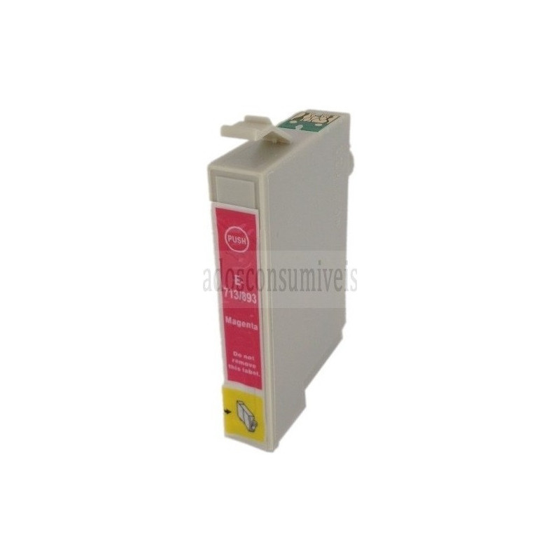 Tinteiro Epson Compatível T0713/T0893 Magenta Tinteiro Epson Compatível T0713/T0893 Magenta