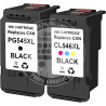 Conjunto 2 Tinteiros Canon Reciclados PG545/CL546XL Preto/Tricolor