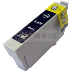 Tinteiro Epson Compatível T0801 Preto