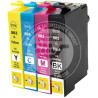 Conjunto 4 Tinteiros Epson Compatíveis 502XL (T02W6)