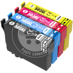 Conjunto 4 Tinteiros Epson Compatíveis 503XL (T09R6)