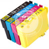 Conjunto 4 Tinteiros Epson Compatíveis 604XL (T10H6)
