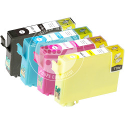 Conjunto 4 Tinteiros Epson Compatíveis T1291/2/3/4 (T1295)
